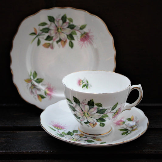 Royal Vale England | Tea Set | Pink Flowers | Bone China
