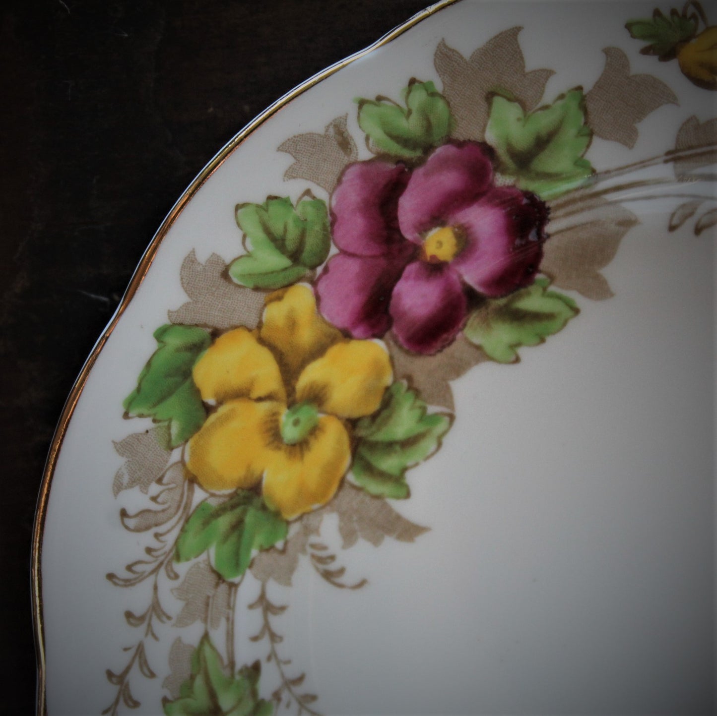 Sailsbury England | Tea Set | Pansy | Fine Bone China